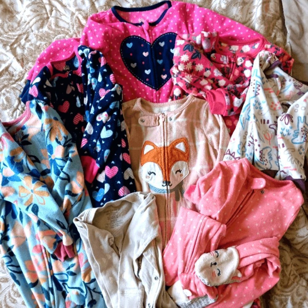 9 Piece 24 Month Fall/Winter Pajama Bundle